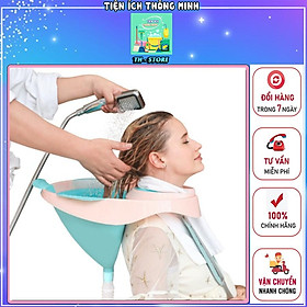 Mua Chậu gội đầu thông minh cho bà bầu  chậu ngồi gội đầu tại giường cho người già. Máng gội đầu tiện lợi tại nhà - TT1106