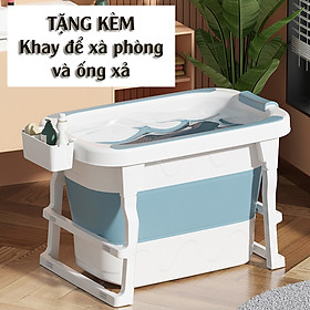  Bồn tắm gấp gọn, thau tắm nhựa PP chịu nhiệt, độ bền cao, có thể tắm từ 2-3 bé, có 2 nấc dành cho trẻ ( LOẠI Silicon Dày)