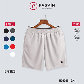  Quần short Big Size thể thao nam Fasvin D20265.HN chất liệu mềm mịn, co giãn