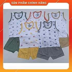 BỘ BA LỖ AVA THUN LẠNH PE TIT CHO BÉ TRAI VÀ BÉ GÁI TỪ 5-15KG
