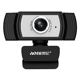 Webcam Máy Tính Aoni C33 - Livestream Siêu Nét, Học Online, Lấy Nét Chủ Động, Góc 80* - Hàng Chính Hãng