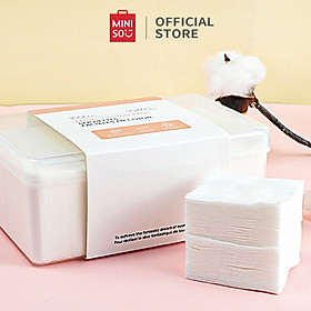 Bông tẩy trang Miniso đa năng cao cấp chất bông tự nhiên sạch da mềm mại 1000 miếng