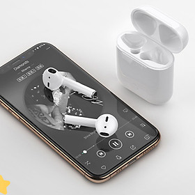 Phụ kiện điện thoại -Tai nghe bluetooth cảm ứng không dây 5.0 inpoods 12 , âm thanh rõ ràng ,nhiều chức năng ,hộp đựng nhỏ gọn kèm dây sạc vô cùng tiện lợi  _ Hàng nhập khẩu