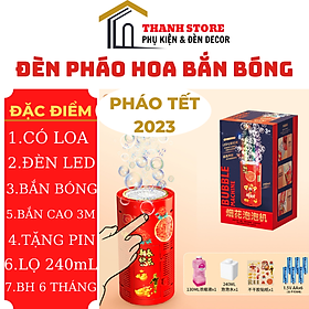 Mua Máy tạo bong bóng phao hoa - đèn bắn bong bóng có loa có led RBG cho lễ hội ngày tết 2023