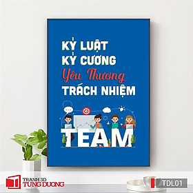 Tranh treo tường động lực văn phòng câu nói slogan truyền cảm hứng, tranh canvas trang trí DL16