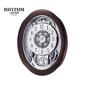 Đồng hồ treo tường Nhật Bản RHYTHM Magic Motion 4MH869WD06, Kt 43.0 x 53.0 x 13.0cm, 4kg, dùng PIN