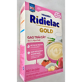Bột Ăn Dặm Vinamilk Ridielac Gold Gạo Trái Cây (200g / Hộp Giấy)