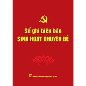 Sổ ghi biên bản sinh hoạt chuyên đề