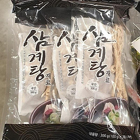 Ginseng Chicken Soup ingredient 100g x 3P