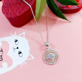 Mặt Dây Chuyền Bạc Đính Đá cao cấp Ảnh thật