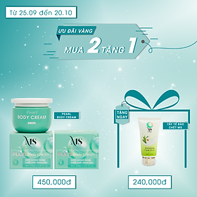 Mua 2 Hộp Kem Dưỡng Body MS Pearl Body Cream 200g Dưỡng Body Trắng Da Ngăn