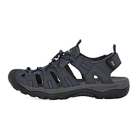 Đàn ông đàn ông dép sandal ngoài trời giày đi biển mùa hè nam thông thường đi bộ cao su đi bộ cao su không trượt kích thước 46 2021 nóng Color: blue Shoe Size: 44