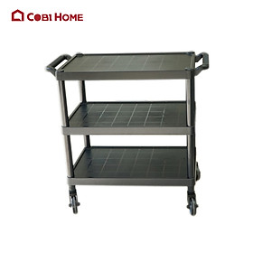 Mua Xe đẩy tay bằng nhựa 3 tầng HORECA Samkwang SKCAMEL   màu đen mã SK4772SC-B