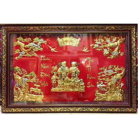 Tranh đồng mừng thọ Ông Bà M15