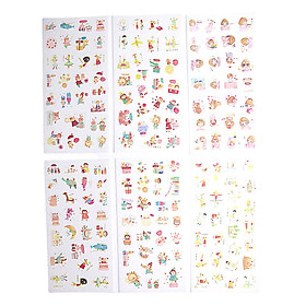 Sticker Dán Trang Trí ( Bộ 6 Tấm ) - Entertainment