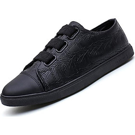 Giày sneaker mềm thoáng khí đi lại thoải mái-619 Đen