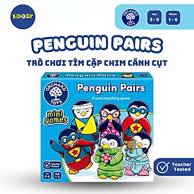 Trò chơi trí tuệ Penguin Pairs Orchard Toys giúp trẻ phát triển kỹ năng quan sát và khả năng ghi nhớ