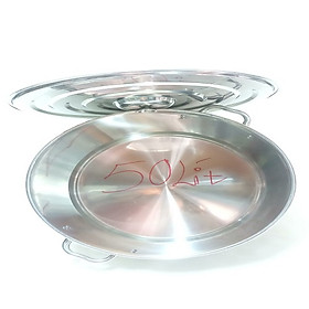 Mua NỒI INOX 50LÍT DÀY NẤU NƯỚC LÈO HẦM XƯƠNG CAO CẤP KHÔNG RỈ SÉT.