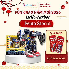 Đồ Chơi Mô Hình Lắp Ráp Xe Hơi Biến Hình Cỡ Vừa HELLO CARBOT Penta Storm