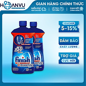 Nước làm bóng chén Fin ish Jet-Dry Ultra Rinse Aid Dishwasher Rinse 946ml