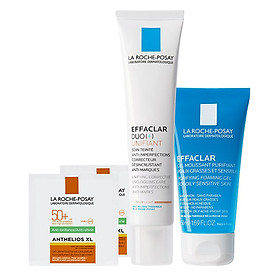 Bộ Sản Phẩm Giảm Mụn, Ngừa Thâm, Làm Đều Màu Da La Roche-Posay Effaclar Duo+ Unifiant (40ml) (Có Màu)