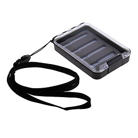 Pocket Size Waterproof Fly Fishing Box Lure Bait Flies Storage Case Fly Box