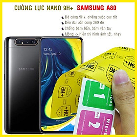 Dán cường lực dẻo nano 9H+  dành cho Samsung Galaxy A80