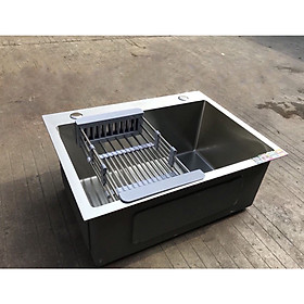 Mua Chậu rửa bát Korea sus304 6045 1 hố lệch