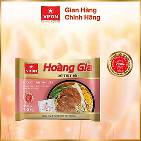 Thùng 18 Mì Thịt Bò HOÀNG GIA VIFON 130gr Gói - Thùng 18 gói