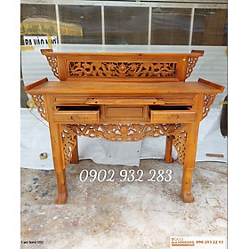 Mua Bàn thờ 2 tầng gỗ tràm BT 4.1 - Đồ Gỗ Mạnh Hùng
