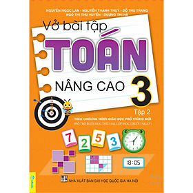 Sách - Combo 2 cuốn Vở Bài Tập Toán Nâng Cao 3 - Biên soạn theo chương trình GDPT mới - ndbooks