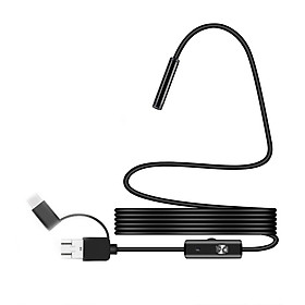 Camera Nội Soi Chống Nước Kết Nối Qua Điện Thoại Máy Tính (2m)