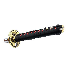 Samurai Sword Katana Shape Gear Shift Knob Shifter Lever for Car 20cm Black