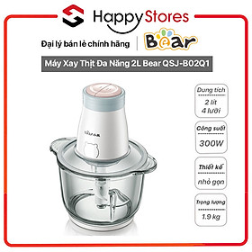 Máy Xay Thịt Đa Năng 2L Bear QSJ-B02Q1 - Hàng chính hãng 