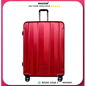 Vali cao cấp Macsim Aksen hàng loại 1 MSAK8237 cỡ 20inch ( màu đỏ)