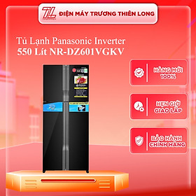Tủ lạnh Panasonic Inverter 550 lít NR-DZ601VGKV - Ngăn đông mềm siêu tốc - Hàng chính hãng