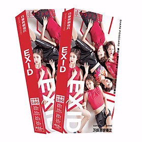 (BÌA NGẪU NHIÊN) Hộp ảnh POSTCARD mẫu mới EXID nhóm nhạc idol thần tượng Kpop