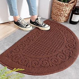 Mua Thảm nhà tắm ovan siêu thấm hút  thảm chùi chân chống trượt mềm mịn 60 x 40cm hiện đại đơn giản
