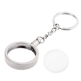 Coin Keyring Pendant Keychain Commemorative Coin Holder Creative Gifts 27mm