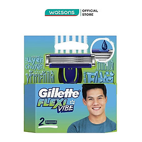 Đầu Dao Cạo Thay Thế Gillette Flexi Vibe 2 Cái