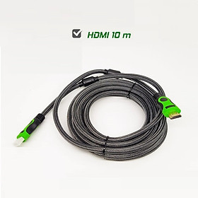 Cáp 2 Đầu Hdmi Dây Tròn Dài 10M Hình Ảnh Sắc Nét Chuẩn Full HD