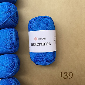 Sợi Macrame nhập khẩu từ Yarnart, đan móc túi ví, đồ trang trí