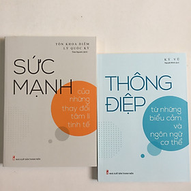 Thông Điệp Từ Những Biểu Cảm Và Ngôn Ngữ Cơ Thể + Sức Mạnh Của Những Thay Đổi Tâm Lý Tinh Tế (kèm bookmark)