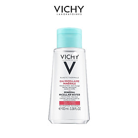 Nước tẩy trang giàu khoáng dành cho da nhạy cảm Vichy Pureté Thermale Micellar Water 100ml