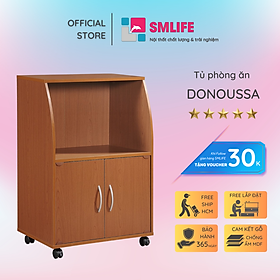 Tủ đựng đồ phòng ăn bằng gỗ công nghiệp MDF SMLIFE Donoussa