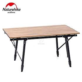 Bàn Nhôm Vân Gỗ Naturehike NH19Z003-D Điều Chỉnh Độ Cao