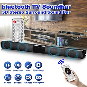 55cm TV Speaker Wireless Bluetooth Soundbar Subwoofer Wireless Home Theater 3D Stereo Surround Sound Bar With Remote
