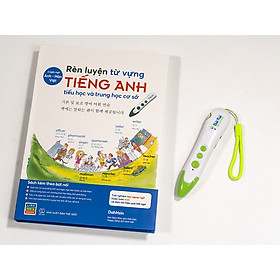 COMBO Sách RÈN LUYỆN TỪ VỰNG TIẾNG ANH + BÚT NÓI THÔNG MINH: Con học giỏi ngoại ngữ ngay tại nhà