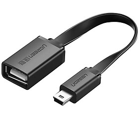 Mua Ugreen UG40703US249TK 20CM màu Đen Cáp chuyển đổi MINI USB sang USB âm hỗ trợ OTG dáng dẹt - HÀNG CHÍNH HÃNG