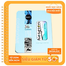 Bộ 36 Màu Nước Vẽ Cao Cấp Giorgione - Hộp Xanh (Phiên Bản Mới)